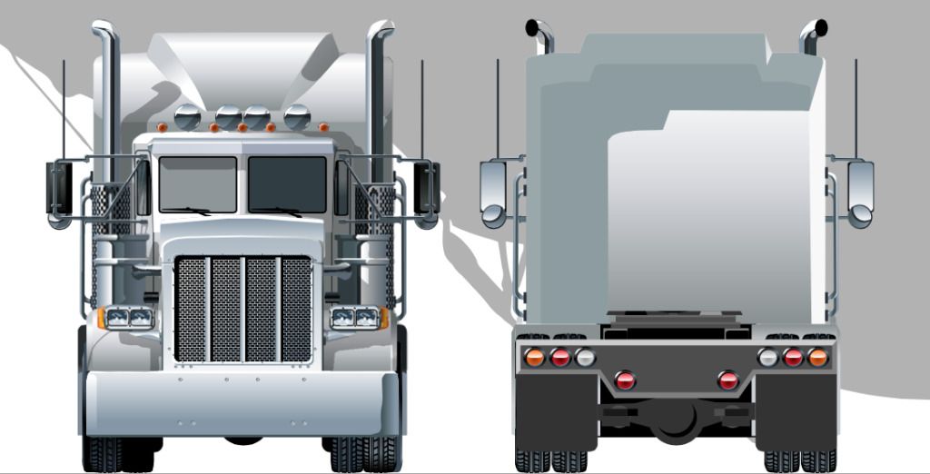 image of a commercial truck