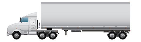 image of a shortbed tractor trailer