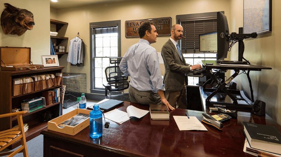 Lawyers working on a case in GA.