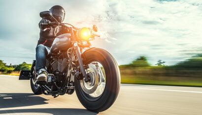motorcycle on highway