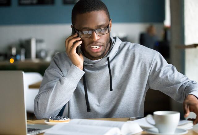 A man calls a Georgia car accident lawyer after he is in an accident.