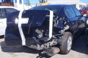 rear end collision damage