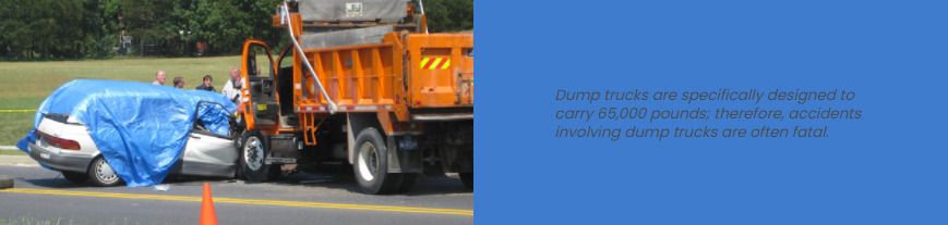 A dump truck accident in Georgia.