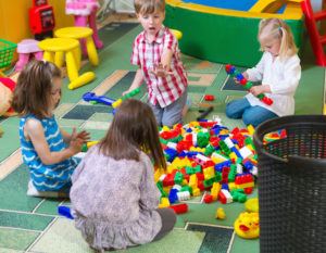 Georgia children playing at a day care