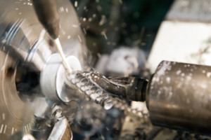 Closeup of an Industrial Machine