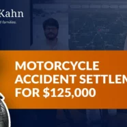 Motorcycle Accident Settlement for $125,000