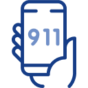 911 call icon
