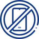 Mobile phone prohibited icon
