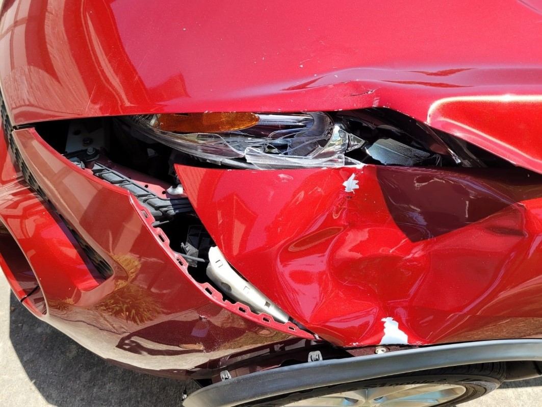 Damage to at-fault driver’s vehicle