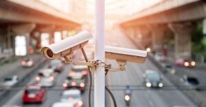 video from a highway camera